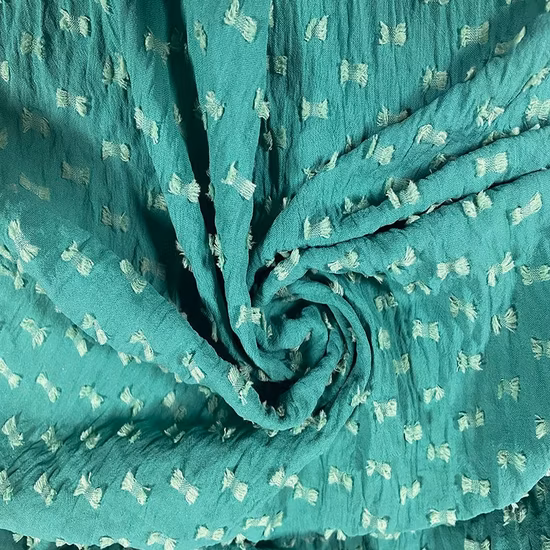 Современная 100% полиэстерная простая мягкая жаккардовая ткань Cey с цветочным узором для мусульманских платьев Абая